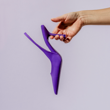 purple sandal